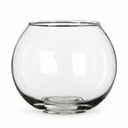 Kugelglas, Klar, Ø 10 cm, H 8 cm – Produktfoto auf weißem Hintergrund
