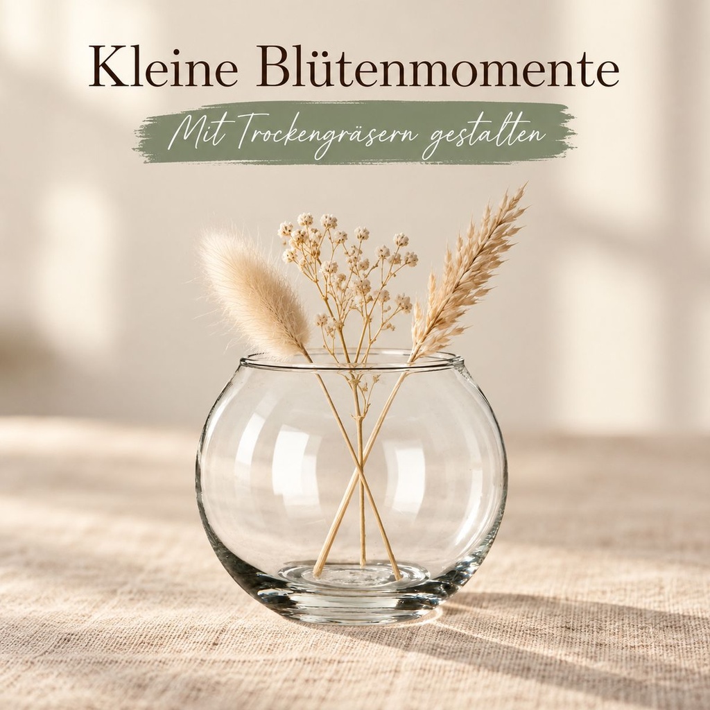 Kugelglas, Klar, Ø 10 cm, H 8 cm – im Einsatz