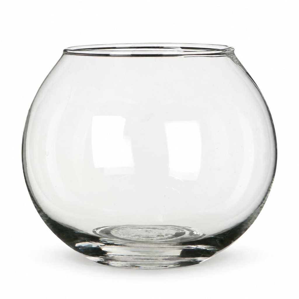 Kugelglas, Klar, Ø 12 cm, H 10 cm – Produktfoto auf weißem Hintergrund
