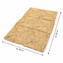 Maisstrohteppich 60 x 90 cm Naturfaserte 2
