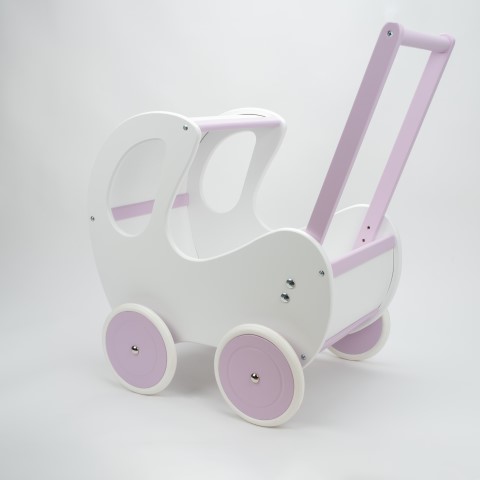 Holz-Puppenwagen "Vicki", mit gummierten 2