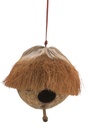 Kokos Vogelhaus mit Sitzstange, Größe ca 2
