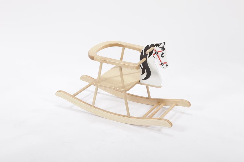 Schaukelpferd "Charly" aus Holz, für Kin 2