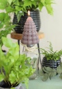Tannenbaum-Kerze mit Kugeln, Packung mit 2