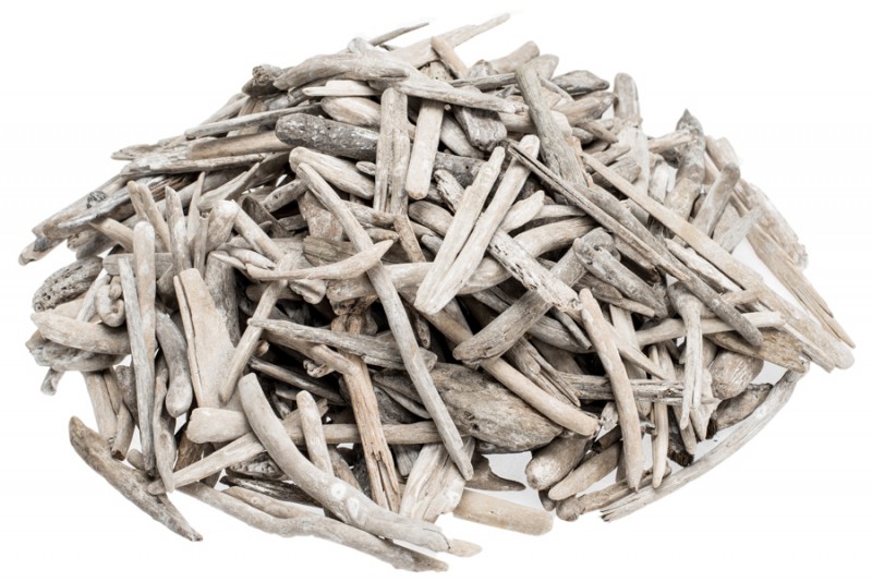 Treibholz weiß 2,5-7,5 cm ca. 500 g Schwemmholz Driftwood Hochzeit Deko Shabby
