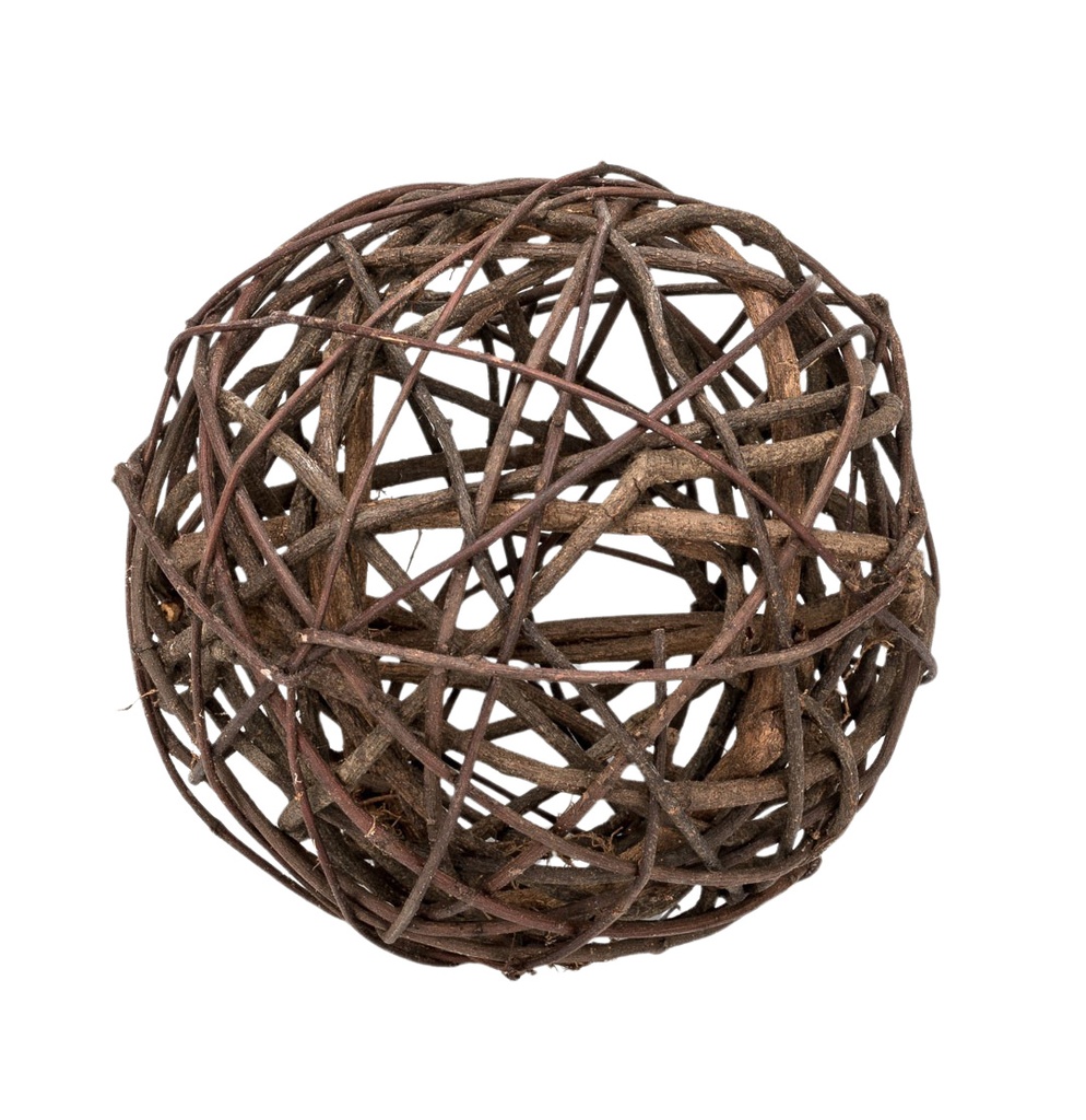 Brunch Ball Natur Ø 16 cm Rankenkugel Rattanball Weidenkugel Dekokugel Boho Deko