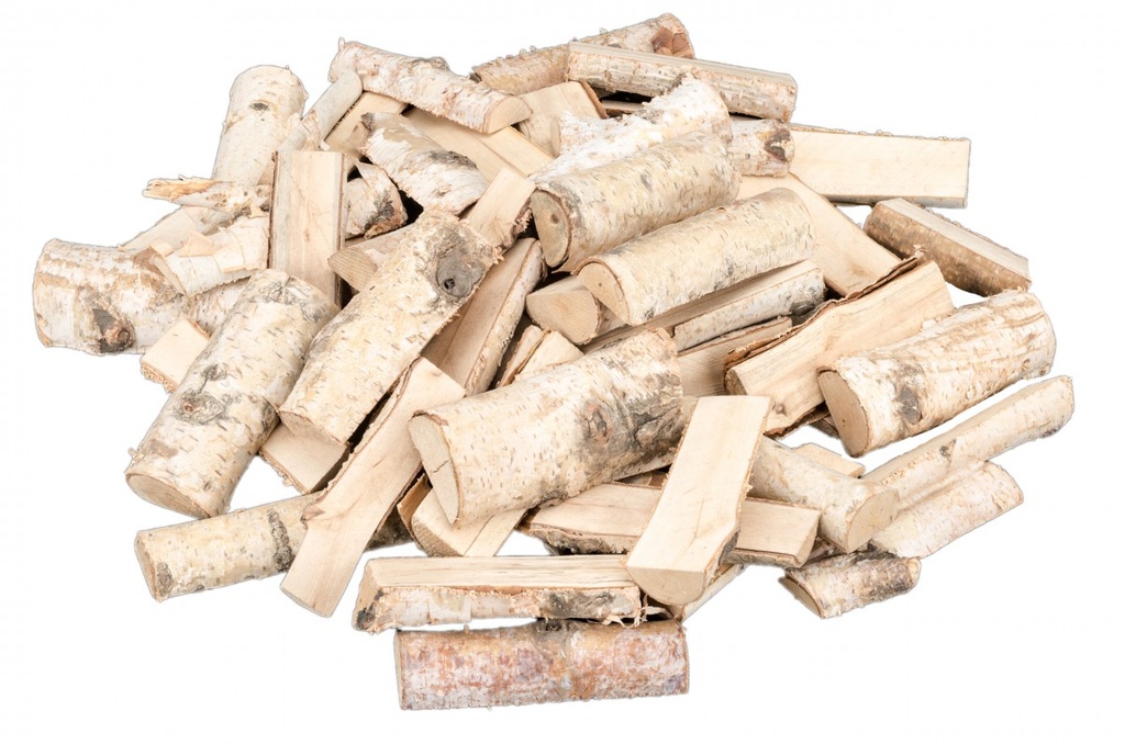 Birkenstamm Stücke halbiert 12 cm Deko-Holz Birke Basteln Natur Naturdeko DIY