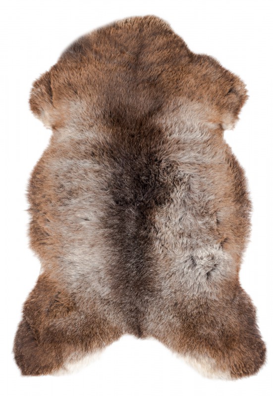 Schaffell natur braun 90-110cm