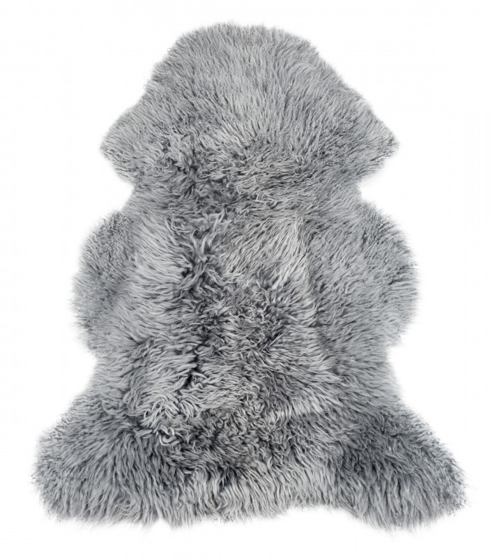 Schaffell Curly grau | Curly Lammfell