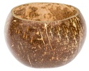Kokosbecher poliert Ø 10-13 cm Höhe 8-10 cm Kokosnussschale Boho Deko Basteln