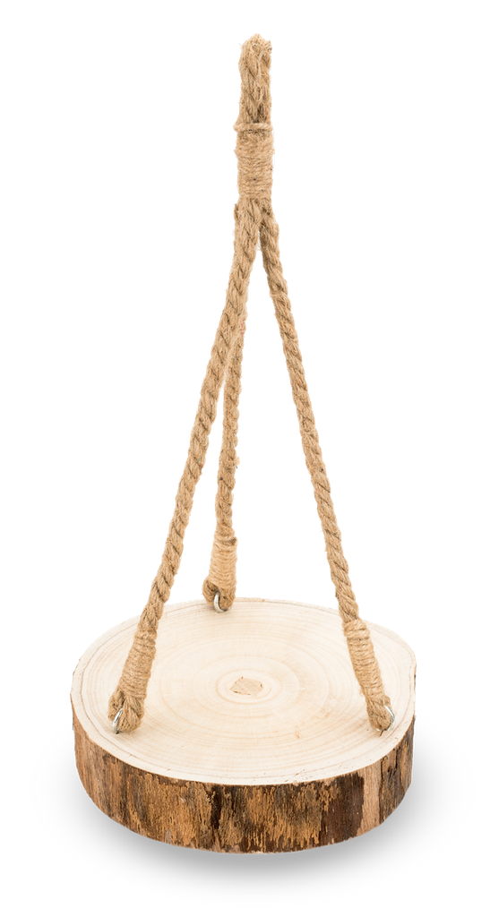 Baumscheibe Hänge Tablett Ø ca. 30cm, Länge ca. 60cm | Baumscheibenhänger