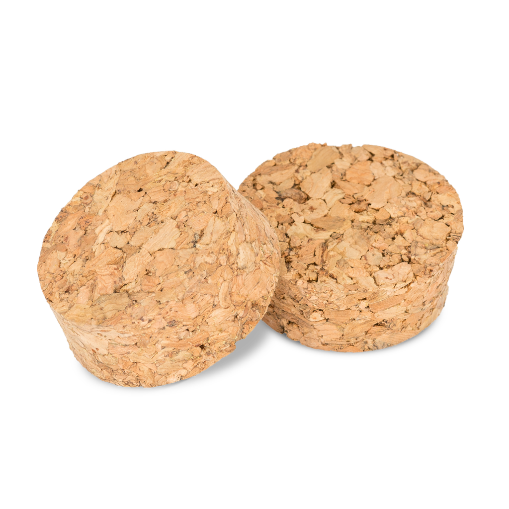 Naturkorken für Apothekerflaschen, Packung mit 12 Stk., Maße ca. 48x15mm, lebensmitteltauglich | Korkstopfen