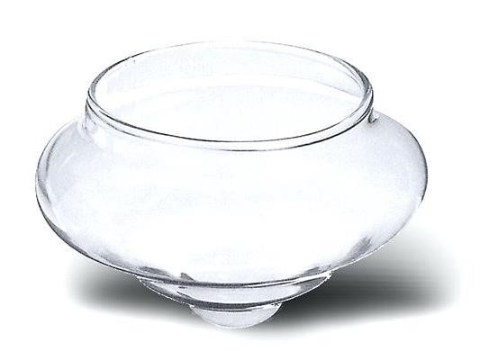Teelichthalter Glas 6 Stück Ø 6,5 cm Schwimmlichter Schwimmglas Hochzeit Deko