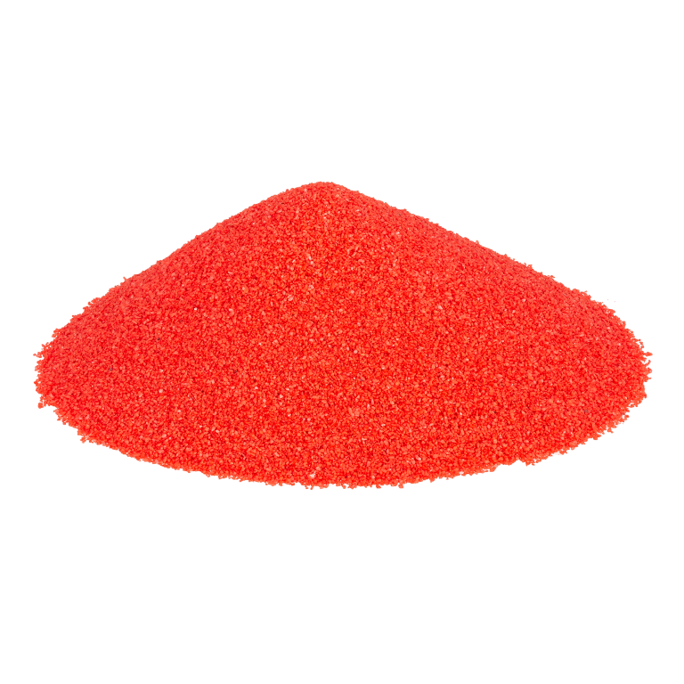 Dekosand Brilliant rot 0.1-0.5mm 1kg | Farbsand