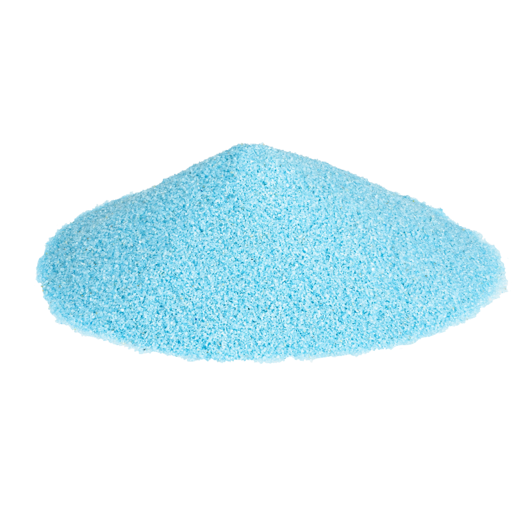Dekosand Brilliant hellblau 0.1-0.5mm 1kg | hellblauer Farbsand