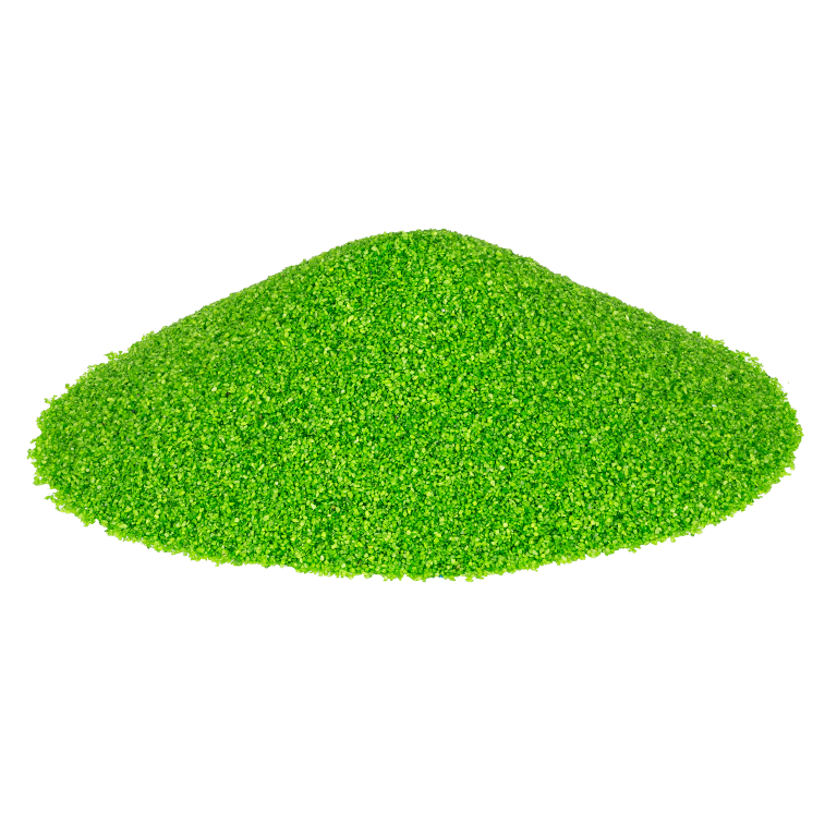 Dekosand Brilliant grün 0.1-0.5mm 1kg | Farbsand