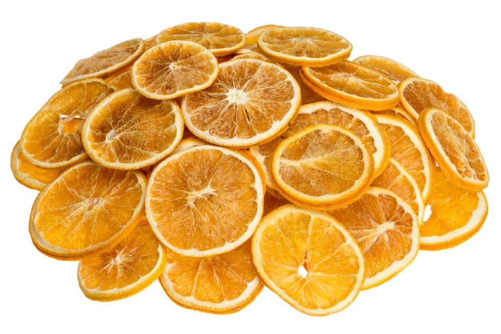 Orangenscheiben getrocknet 250 g ca. 50 Stück Adventskranz Deko Weihnachten