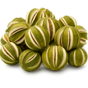 Limetten getrocknet 250 g ca. 10-13 Stück geschlitzt Deko Adventskranz Natur