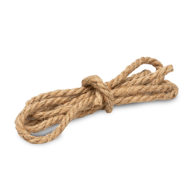 Juteseil 2m Ø 1cm | Tauwerk | Flachs-Seil