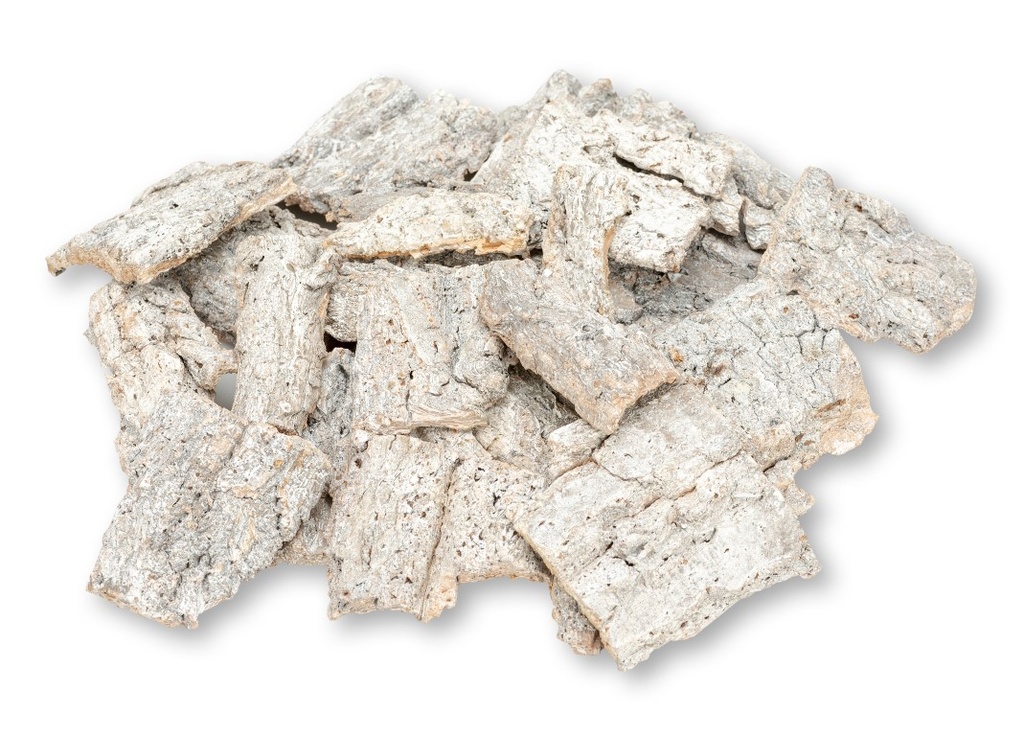Baumrinde weiß Größe 5-6cm ca. 200g