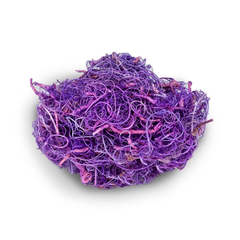 Curly Moos lavendel ca. 50 g Dekomoos Tamarindenfaser Basteln Floristik Deko