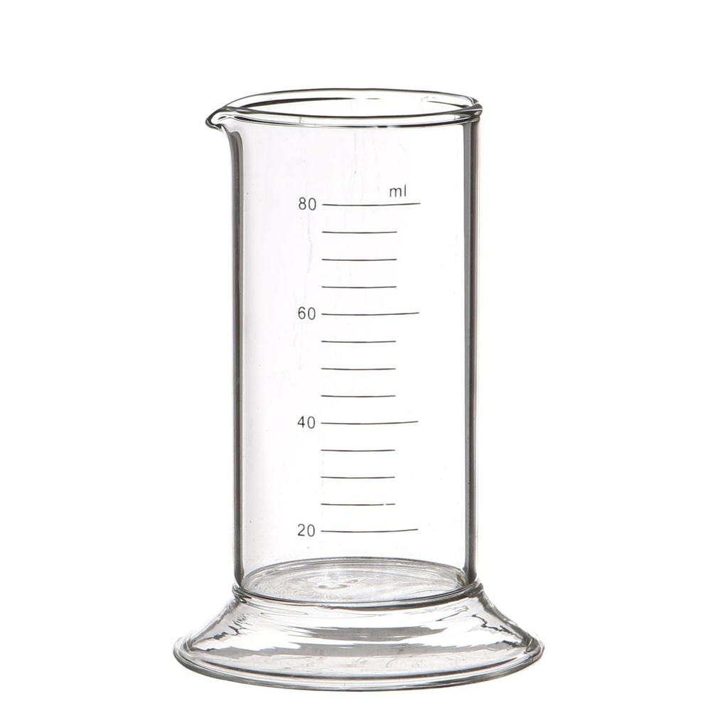 Glasvase Messzylinder h. 11cm Ø 8cm