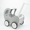 Holz-Puppenwagen "Leonie", mit gummierten Holzrädern, für Kinder von 1 bis 6 Jahren