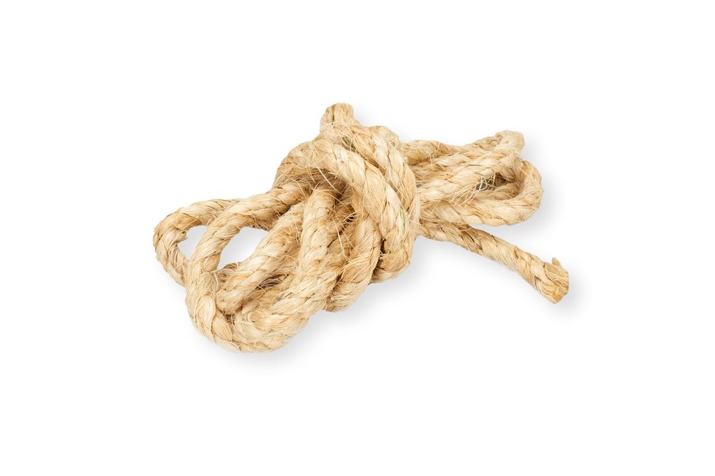 Sisal-Seil, Länge ca. 2,5m, Ø 1cm| Tauwerk | Flachs-Seil