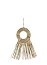 Boho-Wanddeko aus Dekogras, Maße ca. 39x18cm | Seegras-Wanddeko