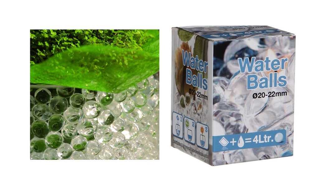 Deko Wasserperlen in vielen Farben wählbar, 20-22mm,, Beutel mit ca. 35g, für 4 Liter Wasser