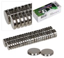 Corsage Magnete 50 Stück, Ø12 x 2mm | Neodym Magnete | Blumenschmuck Magnete | Magnet "Deco-Tight" | Floristik Magnete | Deko Magnete