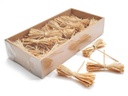 Raffia Bast Bündel am Draht, verpackt mit 25 Stück, Länge ca. 10cm