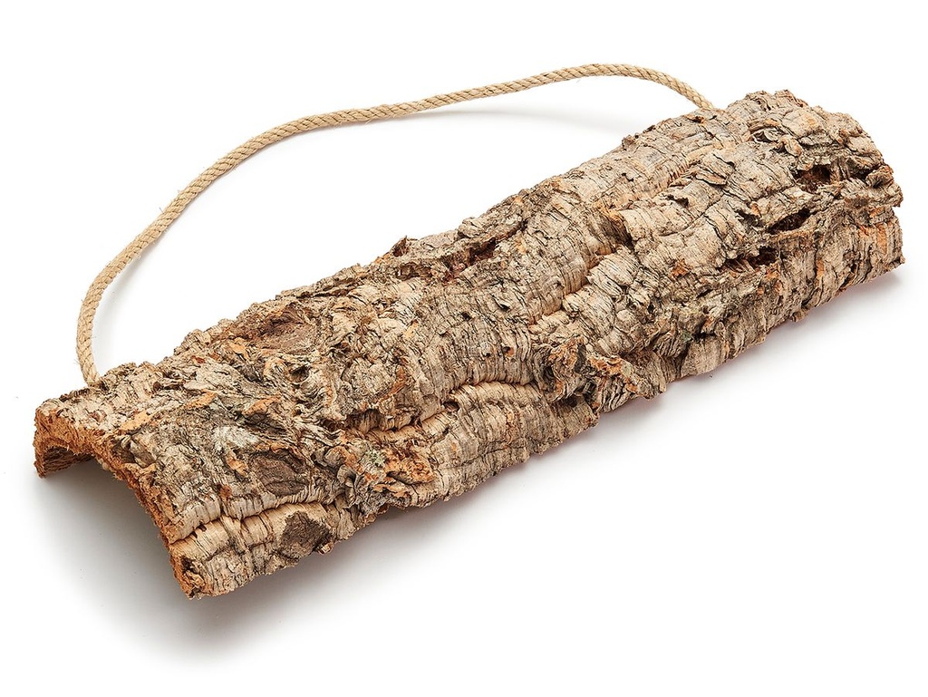 Dekohänger aus Korkrinde, Größe ca. 60x20cm | Quercus suber | Baumrinde zum Aufhängen | Natürlicher Hänger zum Basteln und Dekorieren | Wandhänger Korkrinde | Naturhänger