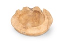 Teak Holzschale, Größe ca. 30 x 30 cm, handgefertigt | Holzschale
