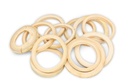 Bambus Ringe Natur, 10 Stück, Durchmesser ca. 10 cm, Stärke 1 cm,  | Holzringe | Bambus Ring | Bambus Scheiben | Deko Bambus | Bamboo | Deko Holzscheiben