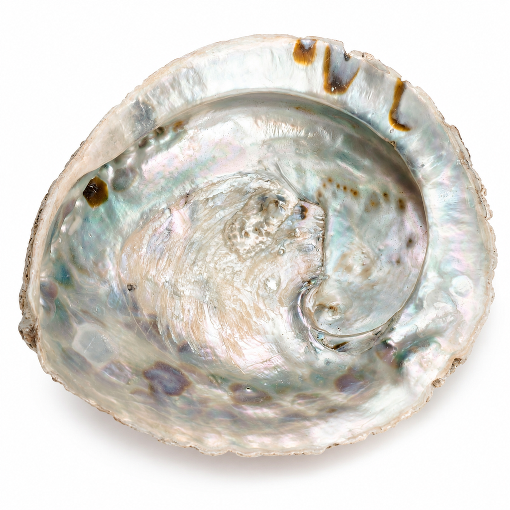 Haliotis midae 14-17 cm Abalone Räucherschale Perlmutt Seeohr Muschel Südafrika