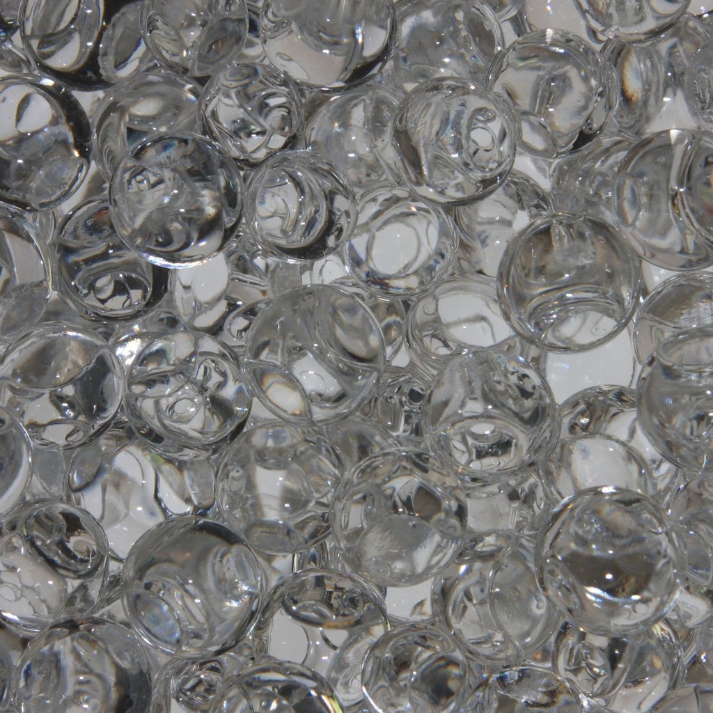 Wasserperlen in vielen Farben wählbar, Ø 10-12mm, Beutel mit ca. 35g, für 4 Liter Wasser | Aquaperlen | Gelee-Kristallkugeln | Vasenfüller | Aqualinos | Hydroperlen, Farbe:Transparent, Farbe:Gelb