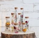 Trockenblumen im Glas mit Korken in vielen Größen zur Auswahl | Boho-Deko