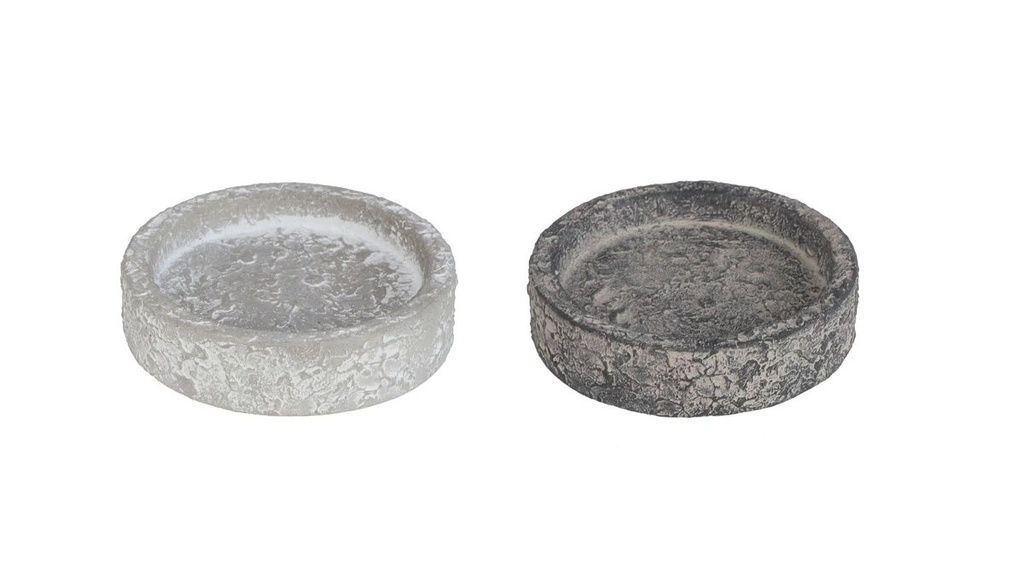 Räucherschale Ø 8 cm Höhe 2 cm Keramik für Duftwachs zwei Farben wählbar