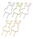 Metall Stecker Osterhase, ca.10 cm, in 5 Farben wählbar | Blumenstecker Hase aus Metall