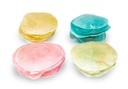 Perlmuttscheiben 0,25 kg Muschelscheiben gefärbt 5 Farben durchscheinend Basteln