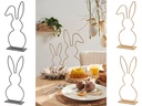 Metallring Hase mit Fuß, in vielen Farben und in vielen Größen wählbar | Dekoring