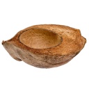 Kokosnussschale 15-20 cm, längs halbiert, Cocos nucifera Pflanzschale Terrarium