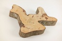Ornament Holzscheibe natur ca. 30-40cm | Inoca Root