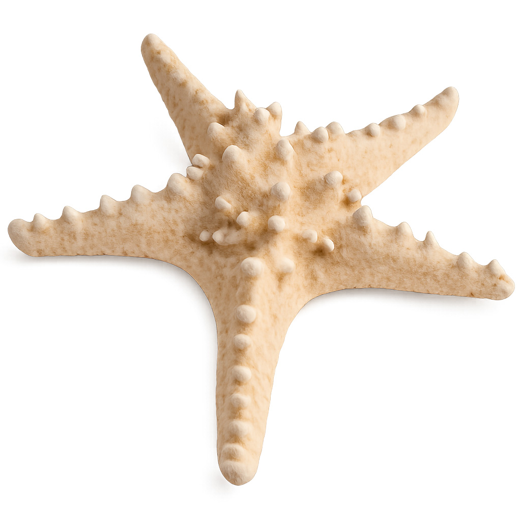 Protoreaster nodosus 10-15 cm Noppenseestern natur Deko Seestern maritim Schale
